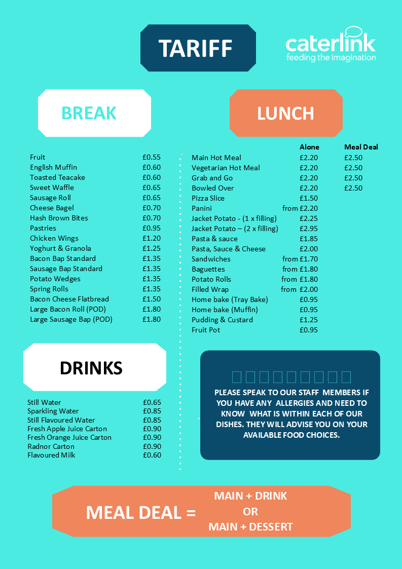 SMC Meals Price List