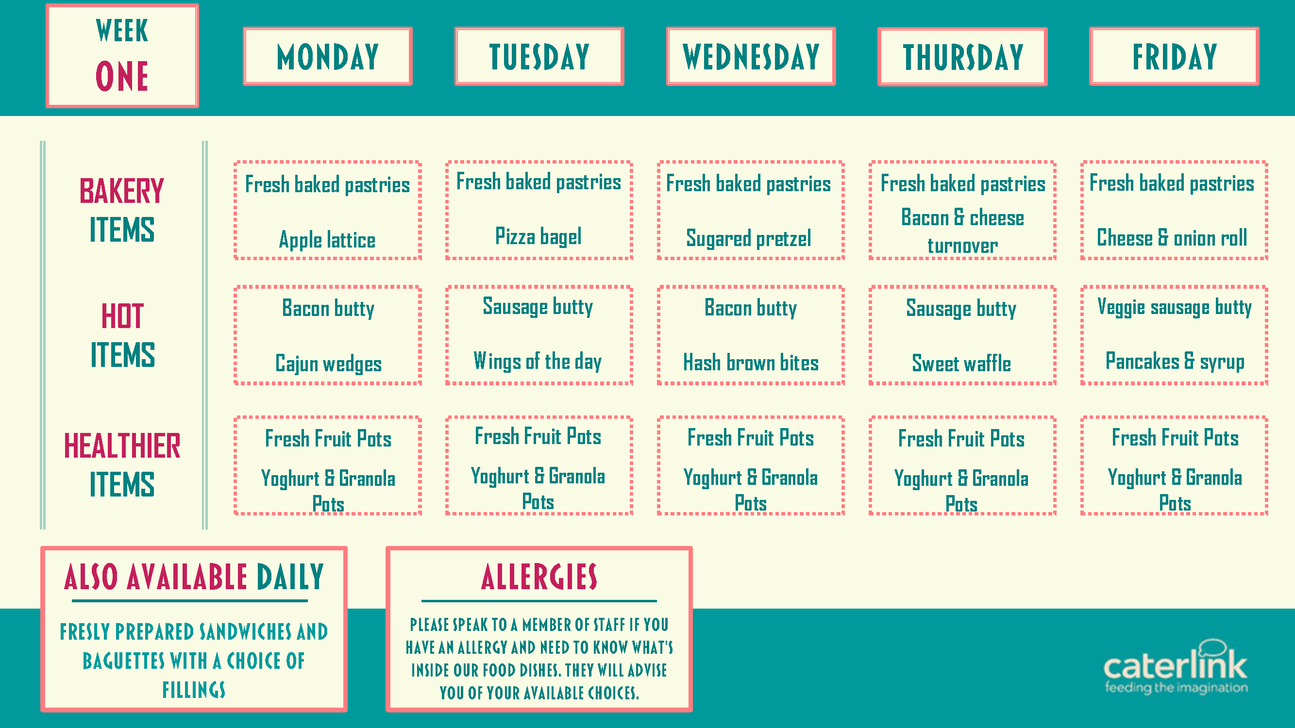 2025 Spring Summer Morning Break Menu Display PDF Page 1